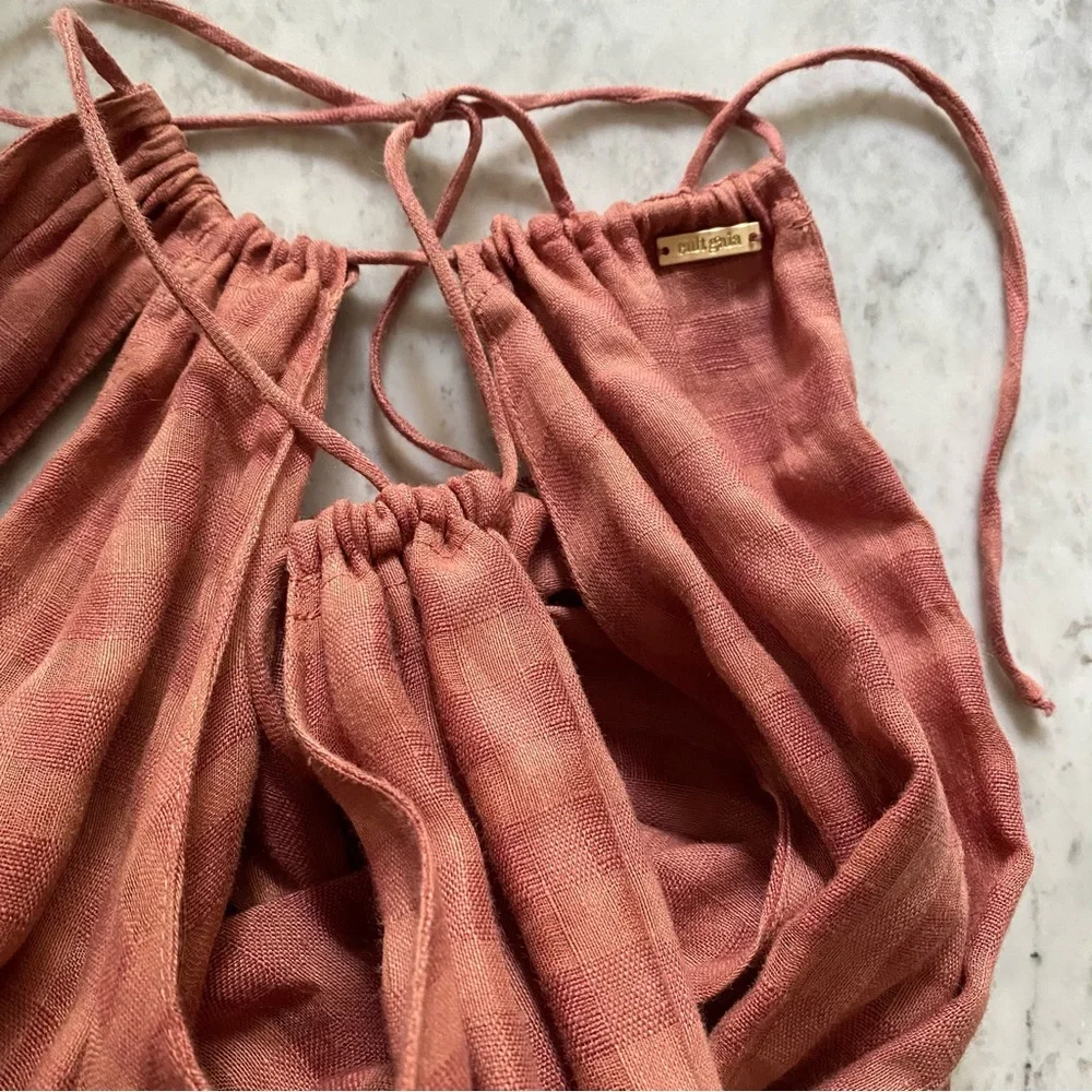 Cult Gaia Pink Halter Maxi Dress - Picture 8 of 8
